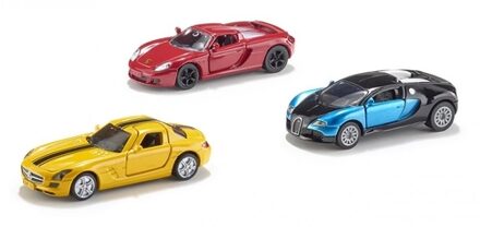 set sportwagens (6301) 3 stuks Geel