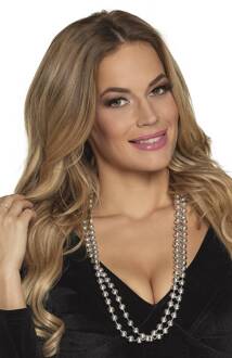 Set Twee Kettingen Magali Zilver Zilver - Grijs