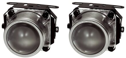 Set universele mistlampen Helder H7-12V-55W 74x156mm + ECE-R19 E-Keur