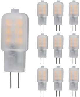 Set van 10 G4 LED lampen - 1.5 Watt - 100 Lumen - 3000K Warm wit licht