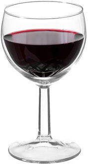 Set van 12x wijnglazen voor witte wijn Fiona 190 ml van glas Transparant