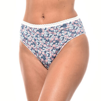 Set van 2 Brislip Coquettes Katoenen Slips JPB3 Dames - maat Veelkleurig