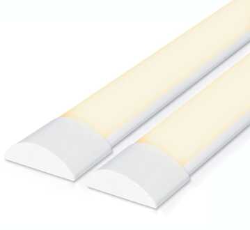 Set van 2 LED Batten 150cm - 50 Watt 6000lm (120lm/W) - 3000K warm wit - Vervangt 400 Watt - Samsung SMD LED chips - Flikkervrij - IP20 Stofdicht - Onderbouwverlichting