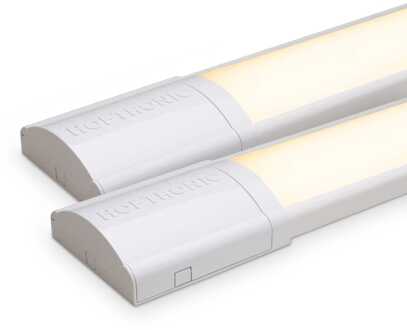 Set van 2 LED batten 150cm - 7000 lumen 50 Watt (140lm/W) - 3000K Warm Wit - Flikkervrij - IP20 voor binnen - Onderbouwverlichting - Koppelbaar