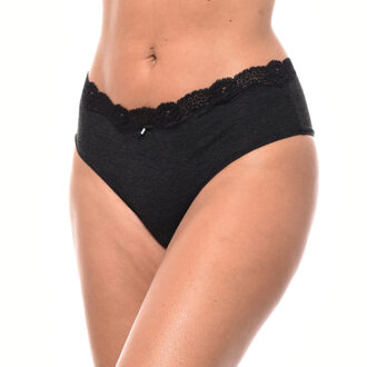 Set van 2 Shorty Coquettes Strings 1031025 dames Zwart