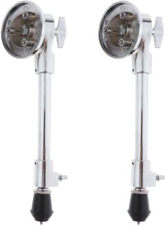 Set Van 2 Stuks Professionele Bass Drum Benen Stand Anti Skid Voeten Drum Onderdelen ronde hoofd
