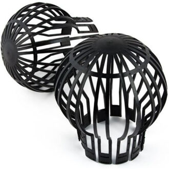 Set van 2x Dakgootbeschermers kunststof - 12 x 15 cm - Dakgootbescherming