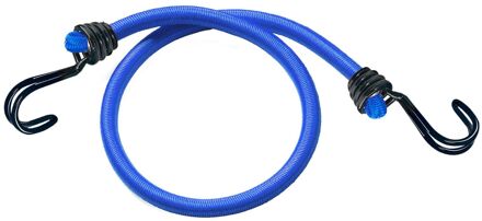 Set van 2x stuks bagagespin/snelbinders 120 cm blauw - Bagagespinnen