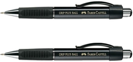 Set van 2x stuks fabel Castell Grip plus luxe balpennen zware kwaliteit - Pennen