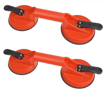 Set van 2x stuks vacuumheffer met 2 zuignappen tot 80 kg