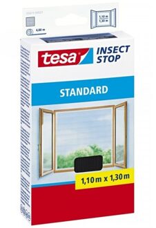 Set van 2x stuks Vliegen/insecten opzet raam horren 1,3 x 1,1 m