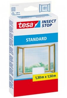 Set van 2x stuks Vliegen/insecten opzet raam horren 1,5 x 1,3 m