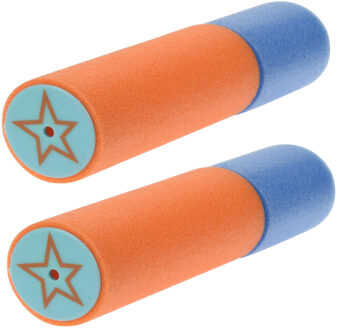 Set van 2x waterpistool van foam 16 cm