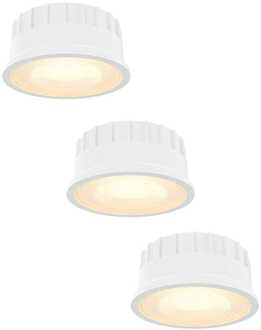 Set van 3 Dimbare LED modules - 6 watt 570 lumen - CCT instelbare lichtkleur 2700K/4000K/6000K Wit