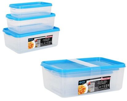 Set Van 3 Lunch Dozen Voorrecht Agata Plastic