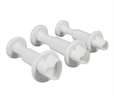 Set Van 3 Sugarcraft Hart Plunger Cutter Door