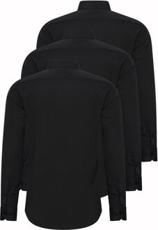 Set van 3 zakelijke overhemden Veelkleurig