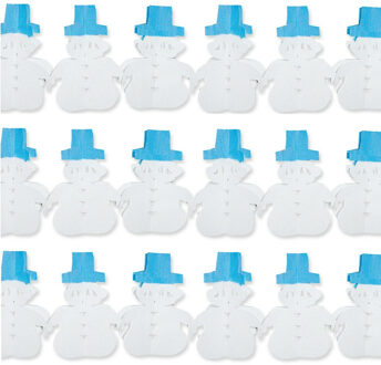 Set van 3x sneeuwpop versiering slinger