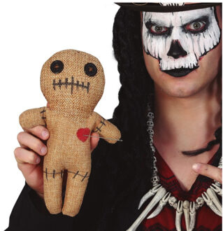 Set van 3x stuks jute voodoo pop 25 cm