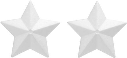 Set van 3x stuks piepschuim hobby knutselen vormen/figuren ster van 15 cm