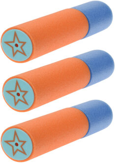 Set van 3x waterpistool van foam 16 cm