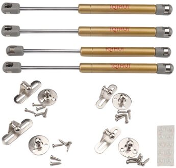 Set Van 4 100N/22.5Lb Gasveren, Gas Springs,Gas Strut,Lift Ondersteuning, gas Schokken, Deksel Verblijf, Deksel Ondersteuning