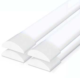 Set van 4 LED Batten 120cm - 40 Watt 4800 lumen (120lm/w) - 6500K daglicht wit - Vervangt 330W - Samsung SMD LED chips - Flikkervrij - IP20 Stofdicht - Onderbouwverlichting