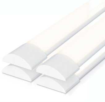 Set van 4 LED Batten 120cm - 40 Watt 5600 lumen (140lm/W) - 4000K neutraal wit - Vervangt 330W - Samsung SMD LED chips - Flikkervrij - IP20 Stofdicht - Onderbouwverlichting