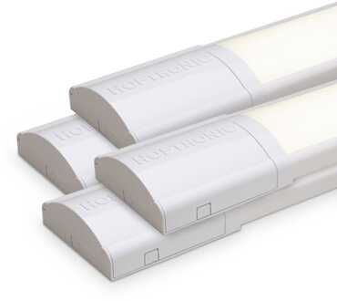 Set van 4 LED batten 150cm - 7000 lumen 50 Watt (140lm/W) - 4000K Neutraal Wit - Flikkervrij - IP20 voor binnen - Onderbouwverlichting - Koppelbaar