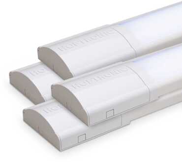 Set van 4 LED batten 60cm - 2520 lumen 18 Watt (140lm/W) - 6500K Daglicht Wit - Flikkervrij - IP20 voor binnen - Onderbouwverlichting - Koppelbaar