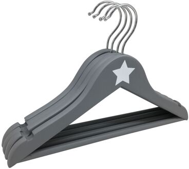 Set Van 4 Mini Granieten Houten Hangers 3 Fsc Spaceo