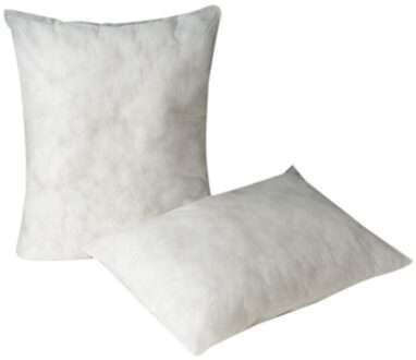 Set Van 4 Premium Hypoallergeen Stuffer Kussen Inserts Sham Vierkante Vorm Polyester, Standaard/Wit