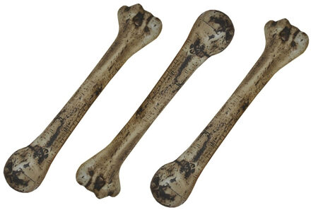 Set van 4x stuks horror thema decoratie botten - 27 cm - Halloween - kerkhof versiering