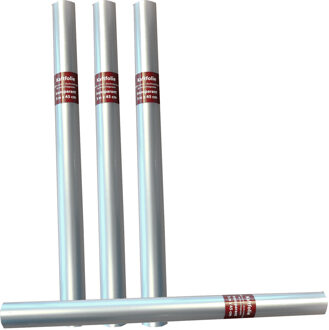 Set van 4x stuks rollen Transparant kaftfolie 500 x 45 cm - boeken kaften