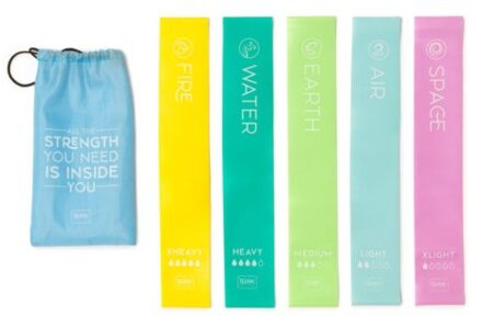 set van 5 fitnessbanden