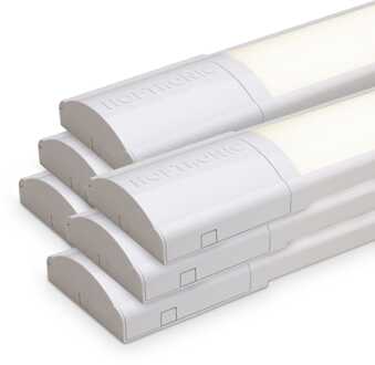 Set van 6 LED batten 150cm - 7000 lumen 50 Watt (140lm/W) - 4000K Neutraal Wit - Flikkervrij - IP20 voor binnen - Onderbouwverlichting - Koppelbaar