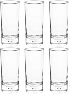 Set van 6x stuks longdrink glazen Georgi 290 ml van glas