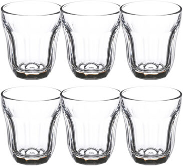 Set van 6x stuks water/sap glazen Enzeau 210 ml van glas