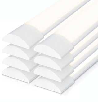 Set van 8 LED Batten 120cm - 40 Watt 5600 lumen (140lm/W) - 4000K neutraal wit - Vervangt 330W - Samsung SMD LED chips - Flikkervrij - IP20 Stofdicht - Onderbouwverlichting