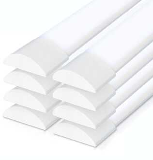 Set van 8 LED Batten 150cm - 50 Watt 7000lm (140lm/W) - 6500K daglicht wit - Vervangt 400 Watt - Samsung SMD LED chips - Flikkervrij - IP20 Stofdicht - Onderbouwverlichting