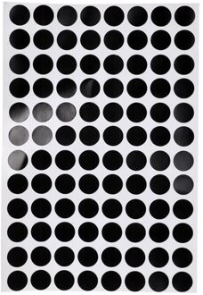 Set Van 96/30Pcs 1.2/3 Cm Zwarte Ronde Pooltafel Spot Markering Stickers-Zelfklevende indoor Spel Snooker Stickers Accessoire 96stk