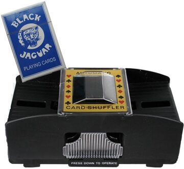 Set van kaartenschudmachine op batterijen / pak speelkaarten - Action products