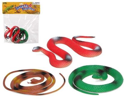 Set Van Wilde Dieren 113006 Snake (3 Stuks)