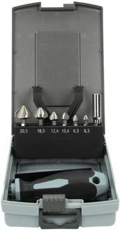 Set Verzinkboren 6,3/8,3/10,4/12,4/16,5/20,5 mm 780129