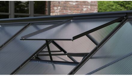 Set Voor Dakraam Aluminium Zwart 57,3x61,6cm - Zonder Beglazing