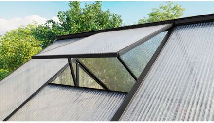 Set Voor Dakraam Aluminium Zwart 66,7x61,5cm - Zonder Beglazing