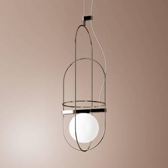 Setareh - LED Hanglamp in Chroom chroom, wit