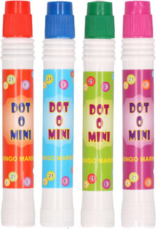 Setje Bingostiften in 4x verschillende kleuren