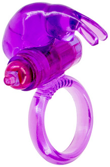 Seven Creations Ultra Soft Vibrating Jelly Rabbit Cockring
