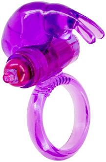 Seven Creations Ultra Soft Vibrating Jelly Rabbit Cockring